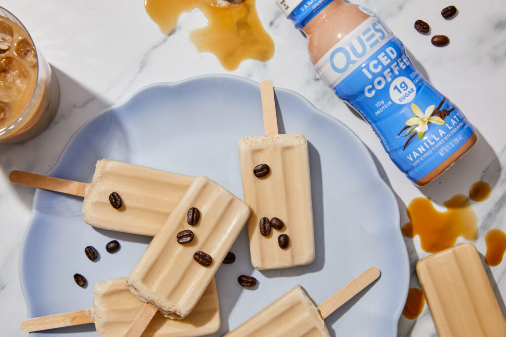 Quest Vanilla Latte Popsicles | Quest Blog