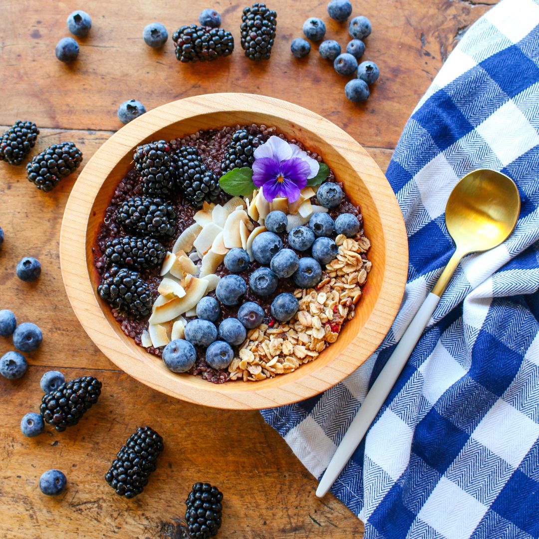 Super Berry Quinoa Acai Bowl